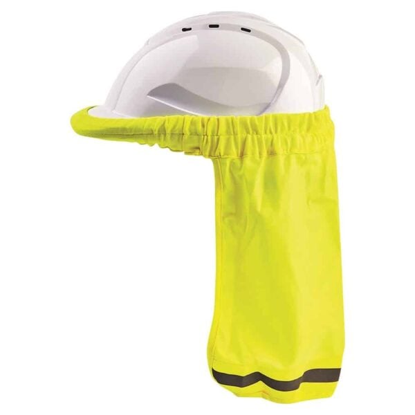 Pro Choice Safety Gear Hard Hat Neck Sun Shade - Fluoro Yellow
