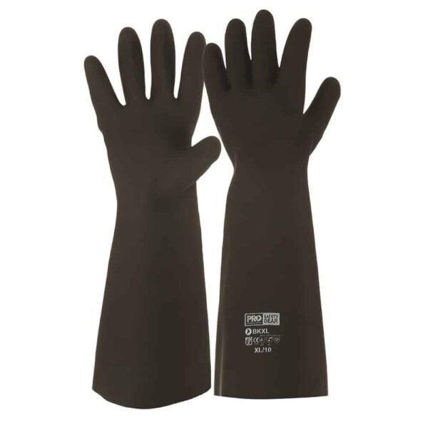 Black Knight® 46cm Rubber Gloves