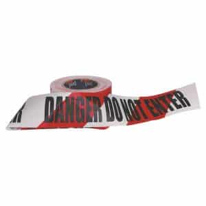 DANGER DO NOT ENTER Print Barricade Tape - 100m x 75mm
