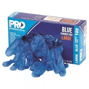 Disposable Vinyl Powder Free Gloves - 100 Pairs