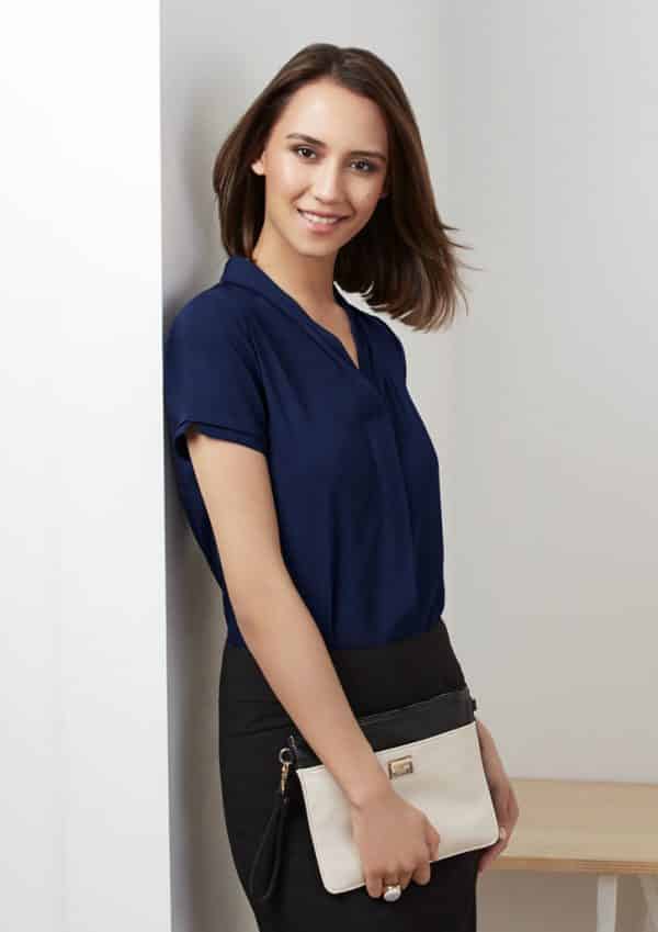 Madison Ladies Short Sleeve