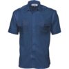 Polyester Cotton Work Shirt - Short Sleeve - Image 4
