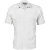 Epaulette Polyester/Cotton Work Shirt - Short Sleeve - Image 2