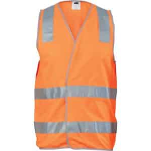 Day/Night Safety Vest with Hoop & Shoulder Generic with Reflective Tape