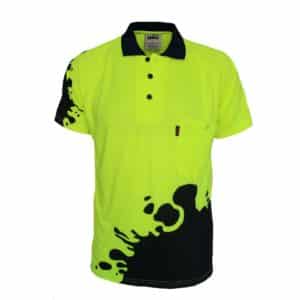 HiVis Sublimated Blot Polo