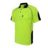 HiVis Semicircle-Piping Polo - Image 2