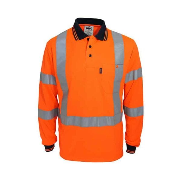 Hi-Vis 'X' Back & Bio-motion Taped Polo