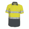 Two-Tone Short Sleeve RipStop Cotton Shirt with CSR Reflective Tape - Image 2