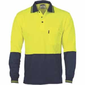 185gsm Cotton Back Fluoro Polo Shirt