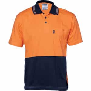 200gsm Cotton Jersey Polo Shirt with Vents