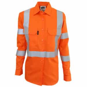 Ladies HiVis 3 Way Vented "X" Back & Bio-motion Taped Shirt
