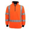 Hivis "X" Back & Biomotion Taped Polar Fleece - hivis