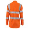 Ladies HiVis L/W Cotton VIC Rail CSR Shirt - Image 2
