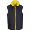 HiVis Cotton Drill Reversible Vest with Generic R/Tape - Image 3