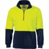 HiVis Two Tone 1/2 Zip Polar Fleece - Image 2