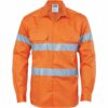 HiVis Two Tone Drill Long Sleeve Shirt with 3M 8910 Reflective Tape - Image 2
