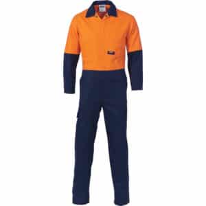 HiVis Cool-Breeze 2-Tone LightWeight Cotton Coverall