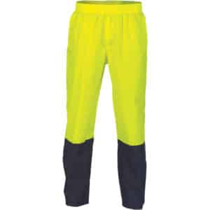 HiVis Two Tone Lightweight Rain Pants