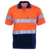 Hivis Cool-Breeze Cotton Jersey Short Sleeve Polo With CSR Reflective Tape - Image 2