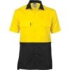 HiVis 3 Way Cool-Breeze Cotton Short Sleeve Shirt - hivis