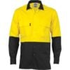 HiVis 3 Way Cool-Breeze Cotton Long Sleeve Shirt - Image 2