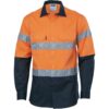 155gsm HiVis Long Sleeve Shirt with Vents & Tape - Image 2