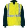 HiVis Cross Back D/N “4 in 1” Zip Off Sleeve Reversible Vest - hivis