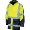 HiVis Cross Back 2 Tone D/N “6 in 1” Contrast Jacket - Image 3