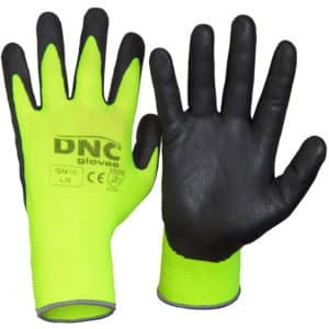 HiVis Nitrile Supaflex Gloves